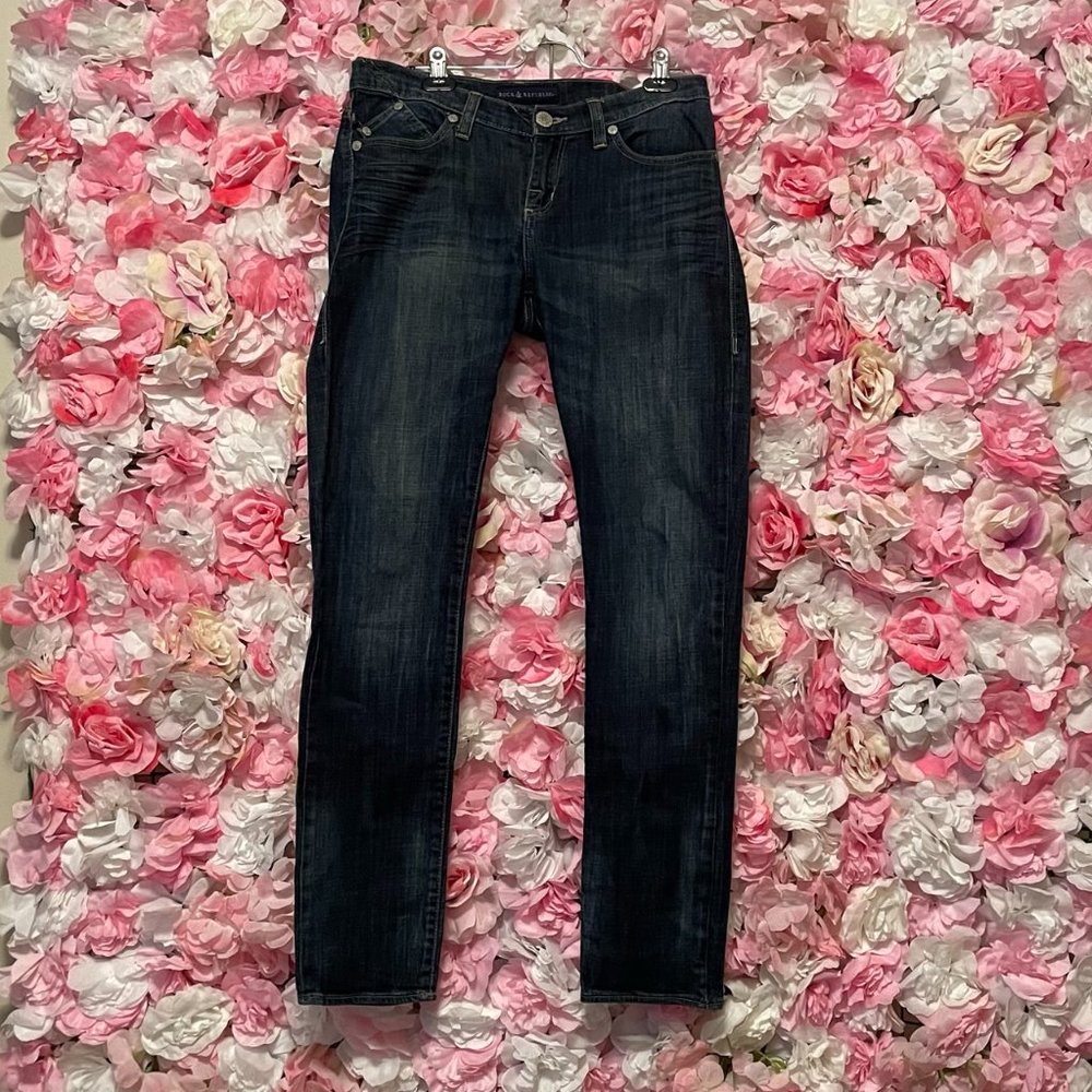 Rock & Republic Slim Boot-Cut Jeans Sz 8